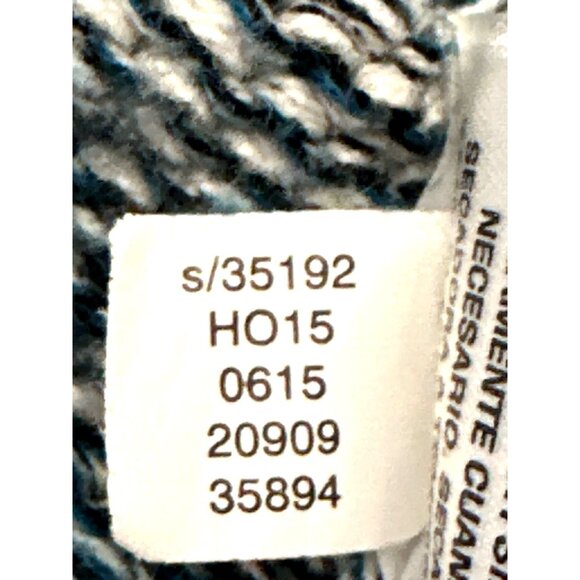 CCC Heathered Blue White Cap Sleeve Knit Dress Marine Layer Bodycon Pockets Med - Picture 8 of 8